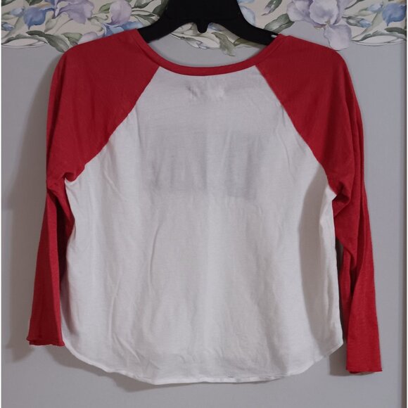 Hollister Large Red White Icee Graphic Summer Beach Travel Fun Top - Picture 2 of 3